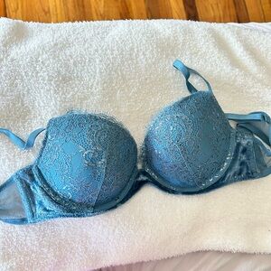 Victoria's Secret Teal Lace Bra